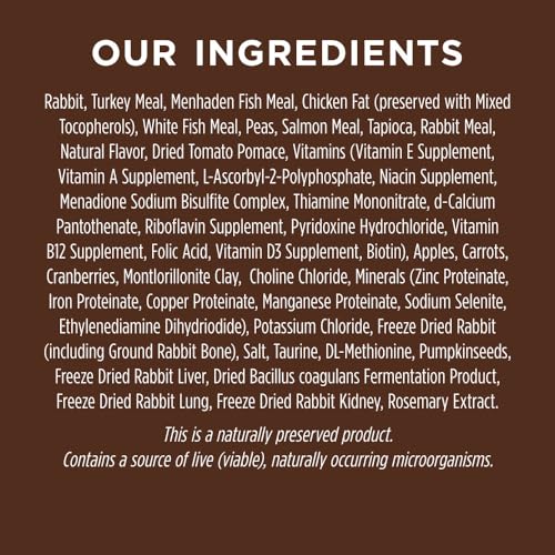 Instinct Original Dry Cat Food, Raw Coated Kibble, High Protein, Grain Free Recipe - Real Rabbit, 4.5 lb. Bag