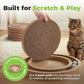 Best Pet Supplies Catify Cat Scratcher, Fun Interactive Scratchers, Posts, Poles, Claw Safe, Furniture Saver Indoor Play Support Natural Cat Behaviors Heavy Duty - 5 Pack Round, 10 x 10"