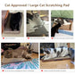 NATUYA Cat Scratcher Cardboard Lounge Bed, 24 Inch Large Cats Scratching Board Couch, Durable Cat Scartch Pad for Indoor Cats