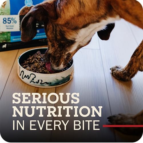 Redbarn Powerfood Air Dried Dog Food 2 lbs High Protein Beef and Lamb with Prebiotics Postbiotics for Digestive Health Wholesome Pet Food Complete