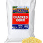 CountryMax Backyard Seeds Cracked Corn 50lbs - High-Energy Animal Feed for Chickens, Squirrels, Deer & Wild Birds, Ground Feeding, High Protein