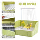 Parrot Bathtub, Large Bird Shower Fountain, Automatic Bird Bath, Parrot Bath Shower, Automatic Bathtub with Circulating Faucet, Indoor Fountain with USB Pump, Green