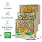 Small Pet Select Forage Tray Bundle, 3 Pack of Foraging Trays for Rabbit, Guinea Pig, Hamster or Bunny - Natural Treats, Dandelion, Flower, Herb Mix 2.5oz Each
