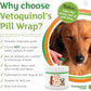 Vetoquinol Pill Wrap Treats for Dogs & Cats – 4oz, 56 servings – Hides Any Size, Shaped Pill – Moist, Flavorful & Shapeable Pill Pocket Paste – Easy-to-Swallow Masking Pill Pouch for Training & Treats