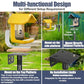 Gtongoko Smart Bird Feeder Pole 1-Inch Dia 79 Inch Bluebird House Pole for Outdoors Weather Station Heavy Duty Metal Mounting Kit Adjustable Bird Feeder Stand Black