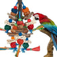 Bird Toys,Parrot Toys Exciting Chewing Fun for Parakeets,Cockatiels,Conures,Lovebirds,African Gray Cockatoos  And Other Small Medium-Sized Parrot Natural Corn Cob Sturdy Nut (old bark)