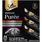Sheba Premium Puree Cat Treats Lickable Roasted Chicken Flavor, Smoked Salmon Flavor, and Seared Tuna Flavor, 0.49 oz. Tubes, 24 Count