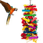 Extra Large Natural Wood Bird Toys for Macaws, African Grey,  Parrots Gifts