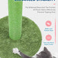 Made4Pets Cat Scratching Post, 25.6" Cactus Cat Scratcher Kitten Scratch Post with Sisal Rope for Indoor Cats Claw Scratcher, Vertical Green Cat Tree with Dangling Ball for Kitties Medium