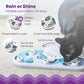 Catstages Nina Ottosson Rainy Day Puzzle & Play Cat Puzzle Feeder – Interactive Treat Game for Indoor Cats, Level 3 Slow Feeder Enrichment Toy, 13.8" x 14"