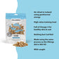 Icelandic+ Mini Fish Chips: Cod - 2.5oz Bag, Dog Treats, Wild-Caught & Air-Dried, Single Ingredient Crunchy Pet Snacks, Just The Fish Nothing Else