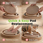 Best Pet Supplies Catify Cat Scratcher, Fun Interactive Scratchers, Posts, Poles, Claw Safe, Furniture Saver Indoor Play Support Natural Cat Behaviors Heavy Duty - 5 Pack Round, 10 x 10"