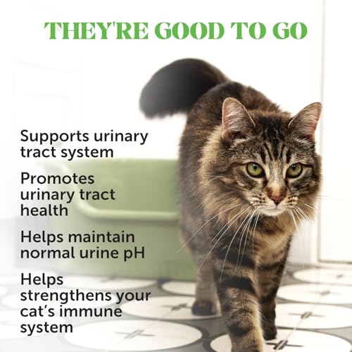Cat Urinary Tract Health Crunchy & Creamy Chews - Promotes Healthy Digestion & Normal Bladder Function with Cranberry, Antioxidants, & Probiotics