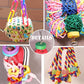 Bird Toys for Parakeet，ESRISE Parrot Conure Chewing Shredding Foraging Toys with Rope Perch, Bird Cage Accessories for Cockatiel Budgies Lovebird