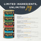 Reveal Natural Wet Canned Cat Food, 5-Flavor Variety Pack, Limited Ingredient, Grain Free, High Protein with No Artificial Additives, Fish Variety in Broth (30 x 2.47 oz Cans)