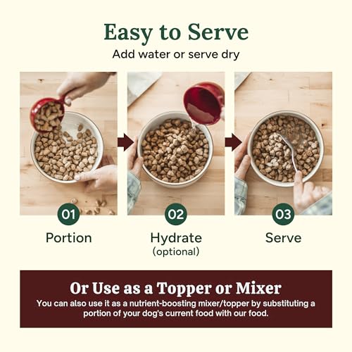 360 Pet Nutrition Freeze-Dried Raw Dog Food – Multi-Protein with Beef, Chicken, Fish, Liver & Organs, High Protein, Omega-3s, Fruits, Veggies & Superfoods, Grain-Free, No Fillers, 3 lb – Made in USA