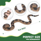 2Pcs Realistic Fake Snakes for Garden, Keep Birds & Squirrels Away, Lifelike Snake Toy, Rattlesnake Prank Prop for Halloween, Outdoor Yard Decorations