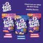 Fruitables Cat Treats - Crunchy Treats for Cats - Healthy Low Calories Packed with Protein - Free of Wheat, Corn and Soy - Made with Real Salmon, Tuna, Chicken - 2.5 Oz (3 Pk)