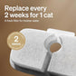 PETLIBRO 4 Packs Replacement Filters for Dockstream Cat Water Fountain PLWF105/PLWF115/PLWF005, 2 Months Set of Replacement Filters for Ultra Quiet Pet Water Fountain