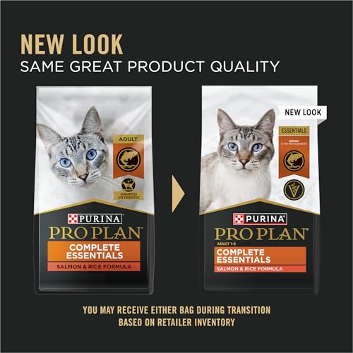 Purina Pro Plan High Protein Cat Food With Probiotics for Cats, Salmon and Rice Formula - 7 lb. Bag