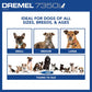Dremel 7350-PET 4V Pet & Dog Nail Grinder, Easy-To-Use & Safe Nail Trimmer, Professional Pet Grooming Kit - Works on Large, Medium, Small Dogs & Cats