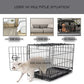 Washable Dog Bed Mat Ultra Soft Dog Crate Pad Comfy Fluffy Pet Kennel Beds Sleeping Mattress for Large Jumbo Medium Small Dogs, 35 x 22 Inch, Gray