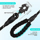 GEIT 2/4/5/6FT Dog Leash, Heavy Duty Rope Leashes, Reflective Nylon Pet Lead with Aluminum Quick Release/Locking Tactical Frog Clip for Small Medium