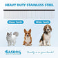 GLADOG Professional 5 in 1 Dog Grooming Scissors Set with Safety Round Tips, Sharp and Heavy-duty Pet Grooming Shears for Cats