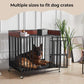 Chew Proof Dog Crate Pad - Indestructible Durable Dog Bed for Aggressive Chewers, Machine Washable & Waterproof Indoor Outdoor Tough Kennel Pad for Large Dogs (Large (28"x41"))