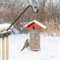 12-Inch Deck Bird Feeder Hanger for Railing, Outdoor Decor Plant Hanger, Balcony Railing Hook - 22LB Capacity - for Hanging Plants, Bird Feeders, Lanterns, Wind Chimes
