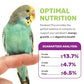 LEACH GRAIN & MILLING CO. Parakeet Food Plus, 5lbs Premium Parakeet Bird Food, Nutrient-Rich Blend, No Waste Bird Seed for Outside Feeders, Birdseed with Vitamins & Minerals, Supports Energy & Growth