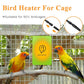 Bird Heater for Cage - Snuggle Up Bird Warmer for Exotic Pet Birds, 10W African Grey, Parakeets, Parrots, (3.7"x5.7")