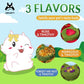 50-60 PCS Natural Rabbit Chew Toys, Treats, Timothy Sticks, Apple Sticks, Sweet Bamboo for Guinea Pig, Hamster, Chinchilla, Rat, Small Animals