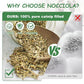 Nocciola 3 Pack Catnip Toys for Cats, Funny Cat Toys Filled with 100% Pure Organic Catnip, Safe Kitten Teething Chew and Kicker Toys, Stress Relieving Fun for Indoor Cats