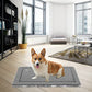 EMPSIGN Dog Crate Pad - Reversible Kennel Mat (Cool & Warm), Machine Washable, Cozy Star Pattern Sleeping Pad for Small Medium Large Dogs, All-Season Pet Bed, Suitable for 30"x20" Dog Crate, Grey