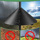 19 Inch Metal Squirrel Baffle for Bird Feeder Pole, Outdoor Squirrel Proof Bird Feeders, Bird House Guard for Shepherd’s Hook, Rust Chew Proof Heavy Duty