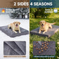 Waterproof Dog Bed for Crate, Reversible Outdoor Dog Crate Bed, Kennel Beds Pet for Small Dogs, Waterproof, Wipeable, Anti-Slip, Washable, 23" x 17"