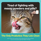 Doctor By Cat Biome Probiotics for cats Anti Diarrhea Feline Gut & Digestive Support Immune Health Sensitive Stomach Constipation with L. plantarum+Prebiotics 30 Lickable Formula Individually Packaged