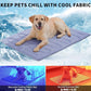 Cooling Mat for Large Dogs, Q-Max>0.46 - Self-Cooling Dog Bed with Arc-Chill Technology,Washable Dog Cooling Mat for Small & Medium Dogs, Indoor