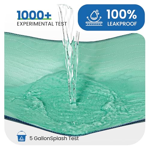 Noovirum Washable Underpads,34"x36" (Pack of 4) - Heavy Absorbency Incontinence Bed Pads for Adults, Kids & Pets - Waterproof Reusable Protective Pad for Bed, Sofa, Furniture & Floor