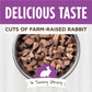Instinct Healthy Cravings Natural Wet Cat Food Topper, Grain Free Recipe - Real Rabbit, 3 oz. Pouches (Pack of 24)
