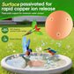 Bird Bath Copper Disk, 99.99% Pure Copper Cleaning Disk, Natural Cleaning Solution for Outdoor Birdbath, Helps Extend time Between birdbath Cleaning, Fit for Outdoor Birdbaths, Bowl