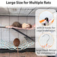 1Pcs Rat Climbing Rope Net Toy for Cage, Bird Hemp Rope Perch Swing, Ladder Rope Bridge Hanging Hammock, Small Animal Activity Toy for Mouse, Mice, Parrot, Bird (Random Color)
