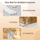 Cat Scratcher Mat, Natural Cotton Rope Cat Scratch Pad, 15.7'' Round Horizontal Floor Cat Scratching Pads for Indoor Cats, Cat Furniture Protector for Wall, Couch, Carpets, Sofas