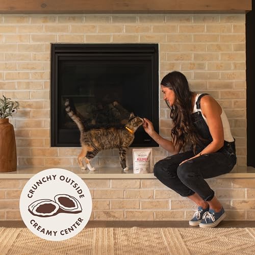 Rocco & Roxie Seasonal Allergy Relief for Cats, Cat Supplements & Vitamins, Probiotics to Support Gut Health, Fish Oil for Skin, Sneezing & Itching