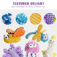 Nocciola 5 Packs Squeaky Dog Toy Plushies, Cute Soft Squeak Crinkle Plush Stuffed Durable Pet Animal Chew Puppy Toys for Small Meidum Large Breed