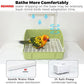 Automatic Parakeet Bird Bath with Pump, Large Bird Shower Fountain Indoor Bathtub with Running Water, Parrot Bath Tub Faucet for Pet Birds, African Grey, Cockatiel, Conure, Budgie, Lovebird