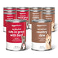 Basics Wet Dog Food Variety Pack, Country Stew Flavor and Cuts in Gravy with Beef, Made with Natural Ingredients, 13.2oz Cans (Pack of 12)