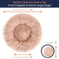 Petloox Donut Dog Bed - Premium Comfort for Anxiety Relief - Fluffy & Calming Design with Ultra-Plush Support | Cozy Round Dog Bed with Super Soft