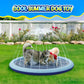 COMMOUDS Splash Pad for Kids and Dogs, Non-Slip Sprinkler Pad Thicken Pool Summer Outdoor Water Toys, Backyard Fountain Play Mat for Baby Toddlers